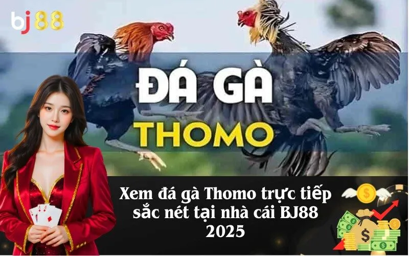 Xem đá gà Thomo trực tiếp sắc nét tại nhà cái BJ88 2025